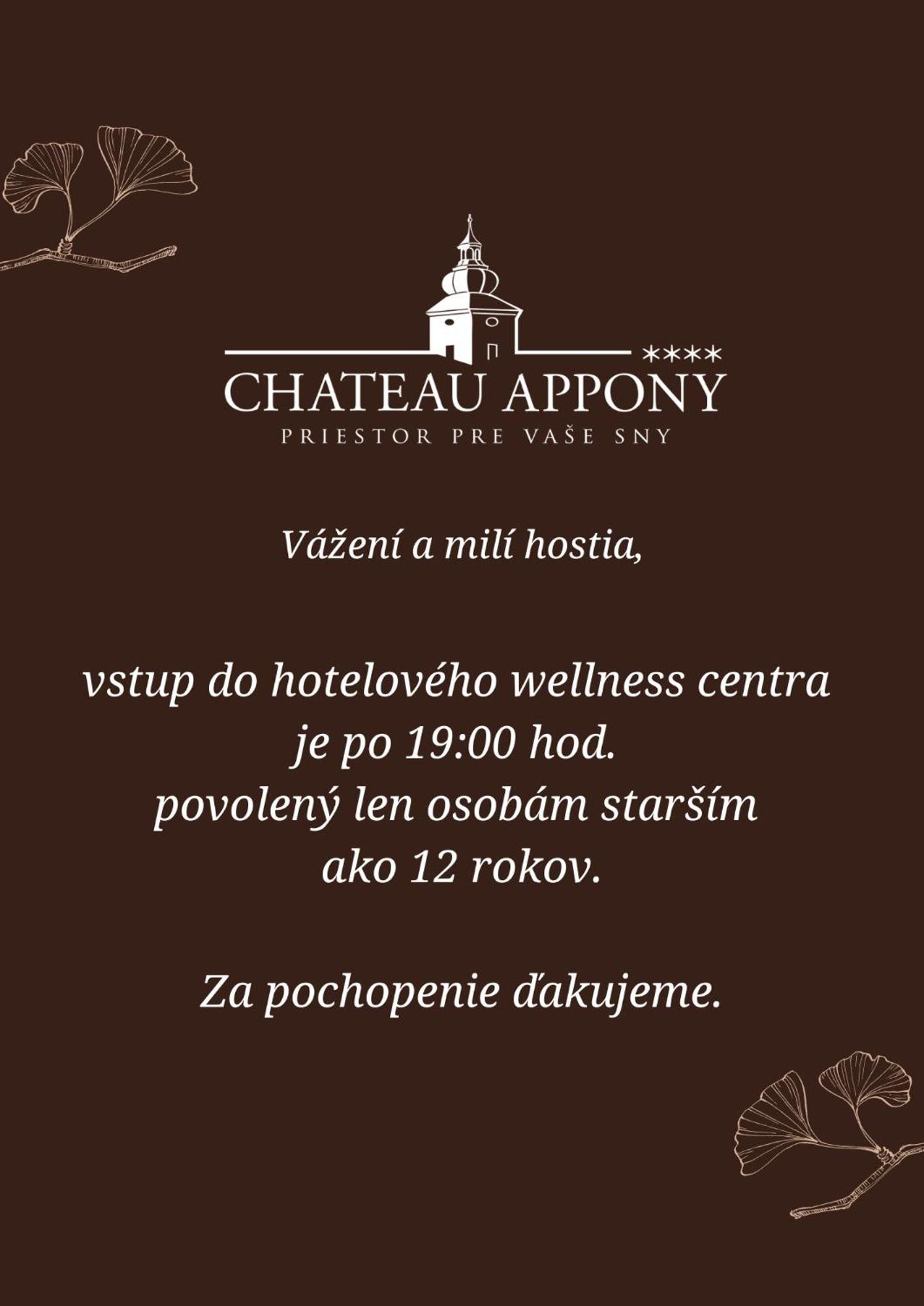 Chateau Appony Екстериор снимка